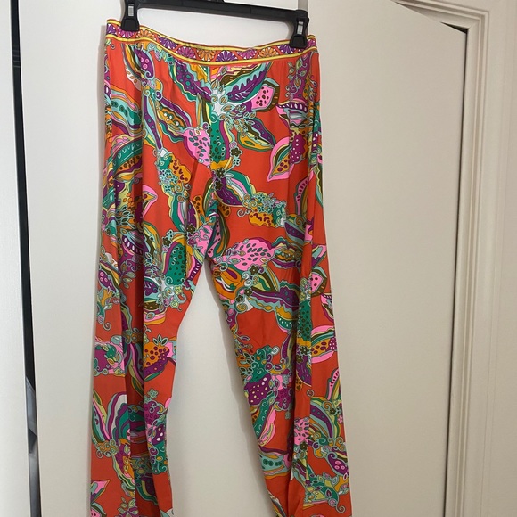 Orange print lounge pant - Picture 2 of 3